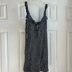 Black and White Checkered Dress